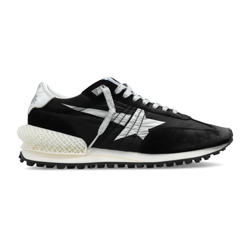 Golden Goose Women's Black/Golden Running Marathon M2000 Sports Shoes