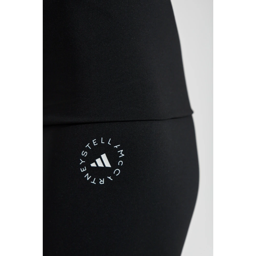 adidas by stella mccartney Leggings met uitsnijdingen Black Dames