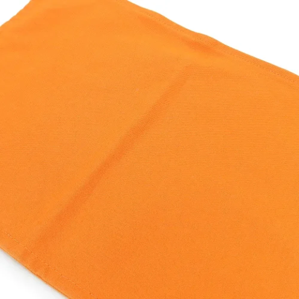 Hermès Vintage Pre-owned Canvas handbags Orange Dames