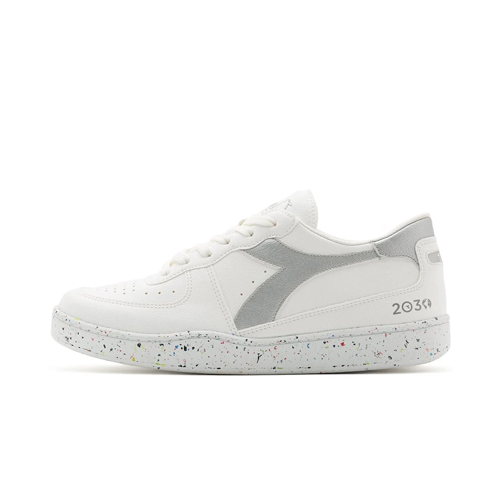 Diadora Men's White Low Top Trainers - Sneakers - 9 Uk - Shoes