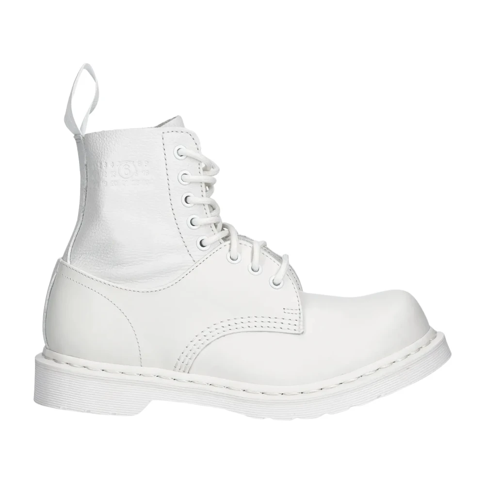 Mm6 Maison Margiela - 1460 Schnürstiefeletten - Shoes - Damen - Weiß - 37 Eu - Bild 4