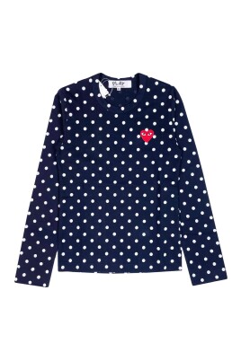 blue-polka-dot-long-sleeve-t-shirt