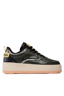 gron-river-sneaker-med-silverdetaljer
