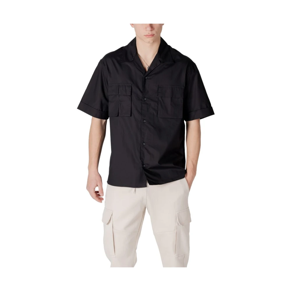 Antony Morato Men's Black Granada Short Sleeve Shirt - Short Sleeve Shirts - S- Shirts