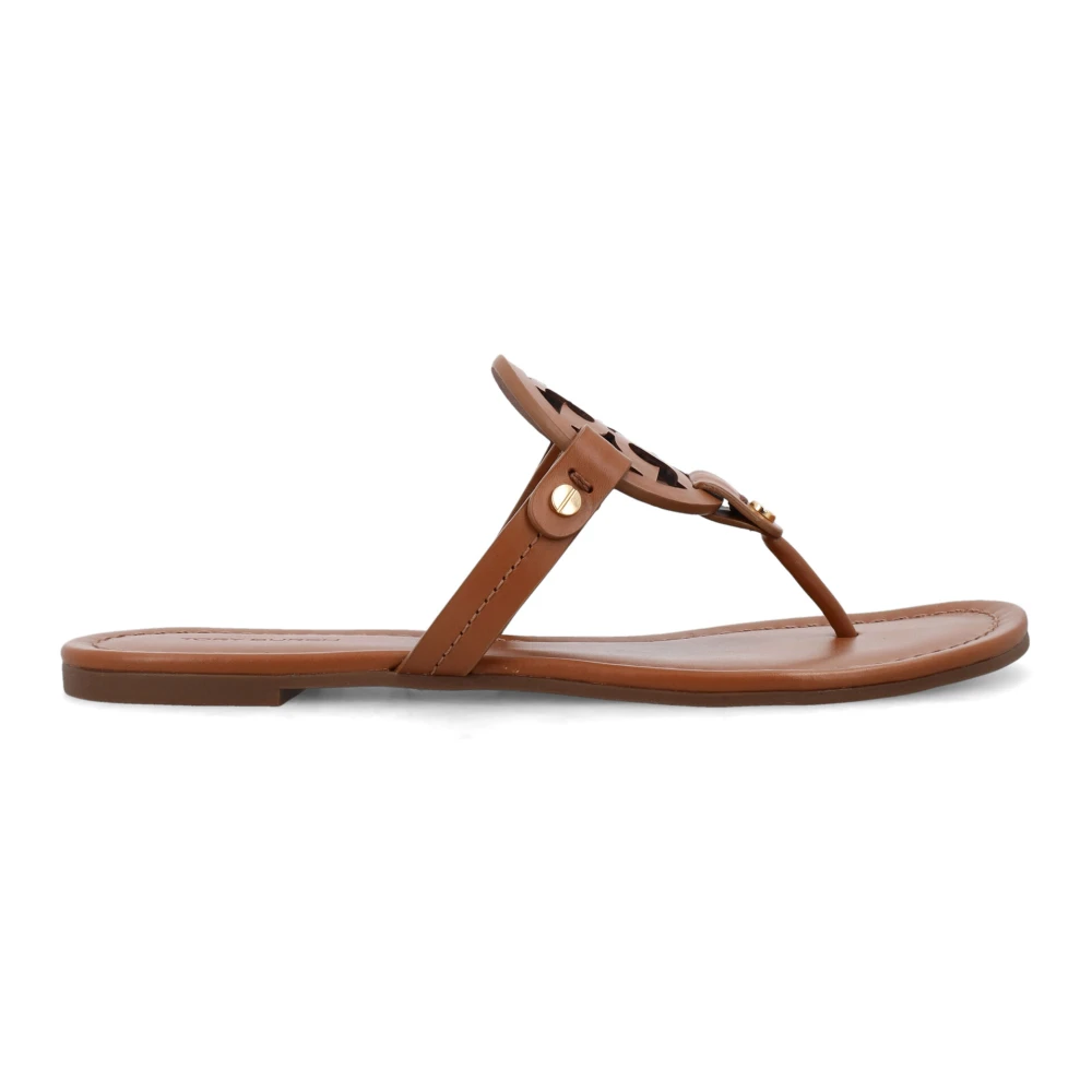 Tory Burch Women's Brown Flip Flops, 2 Uk, Miller Sandal