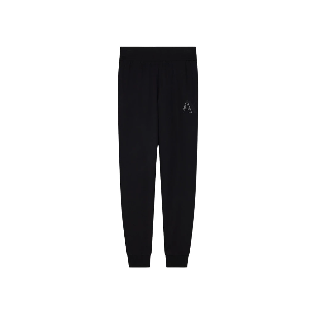 Armani Exchange Regular Fit Scuba Trousers - Female - Sweatpants - Black - M - Trousers