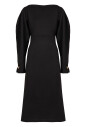 midi-dress-boat-neckline-wide-sleeves