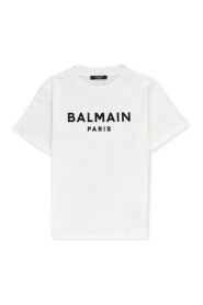 Vita T-shirts och Polos med Balmain Logo