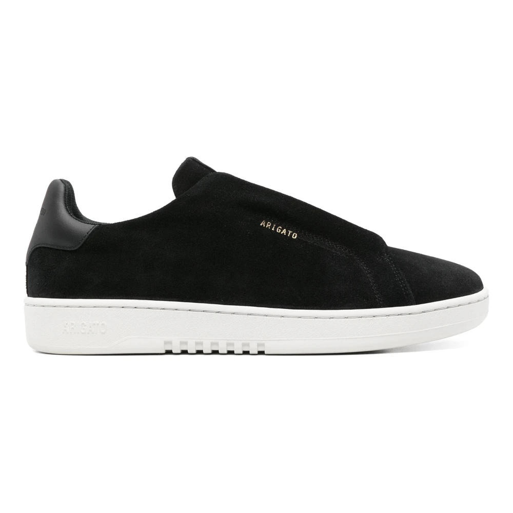 Sort Ruskind Slip-on Flade Sko