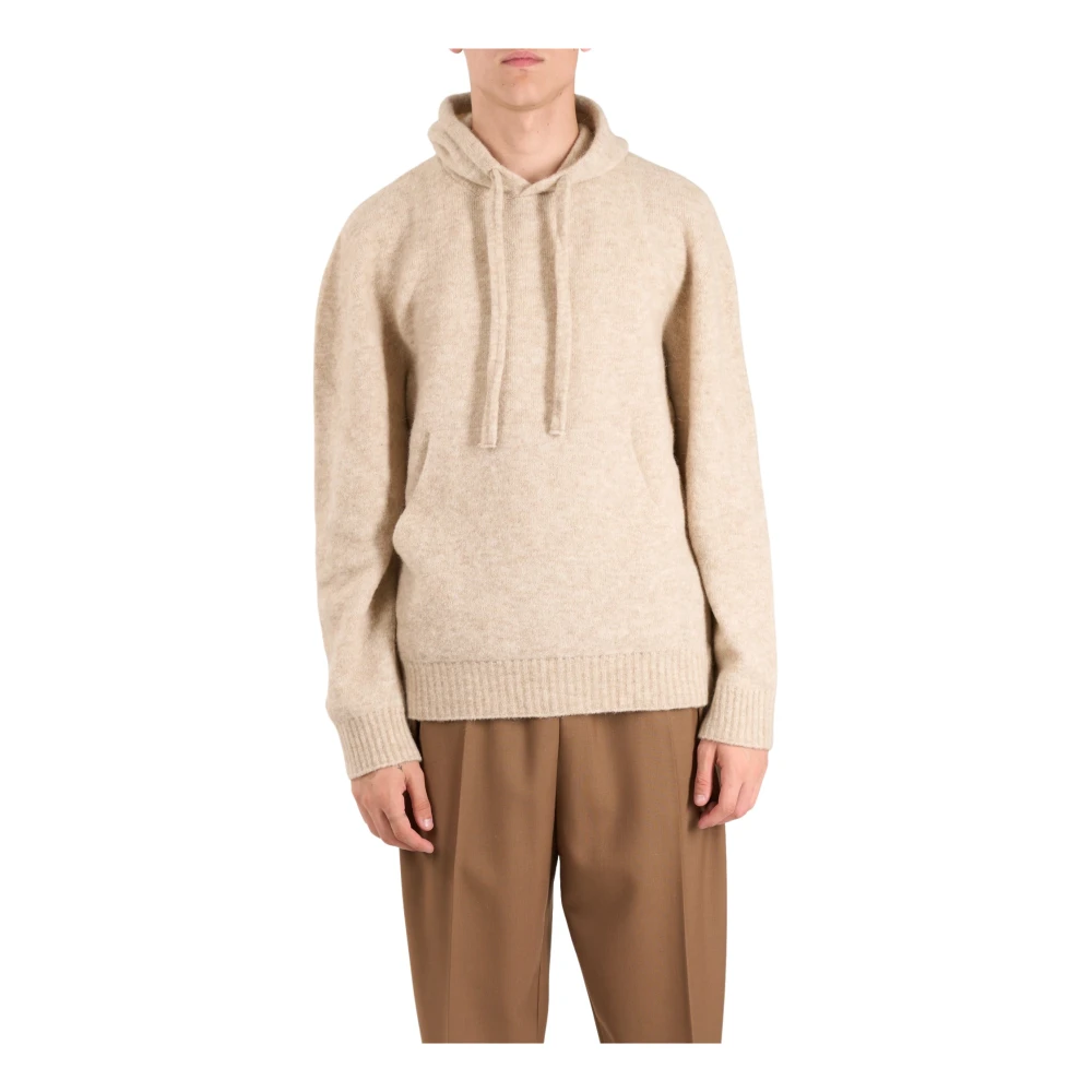 Laneus Hoodie met kangoeroezak Beige Heren