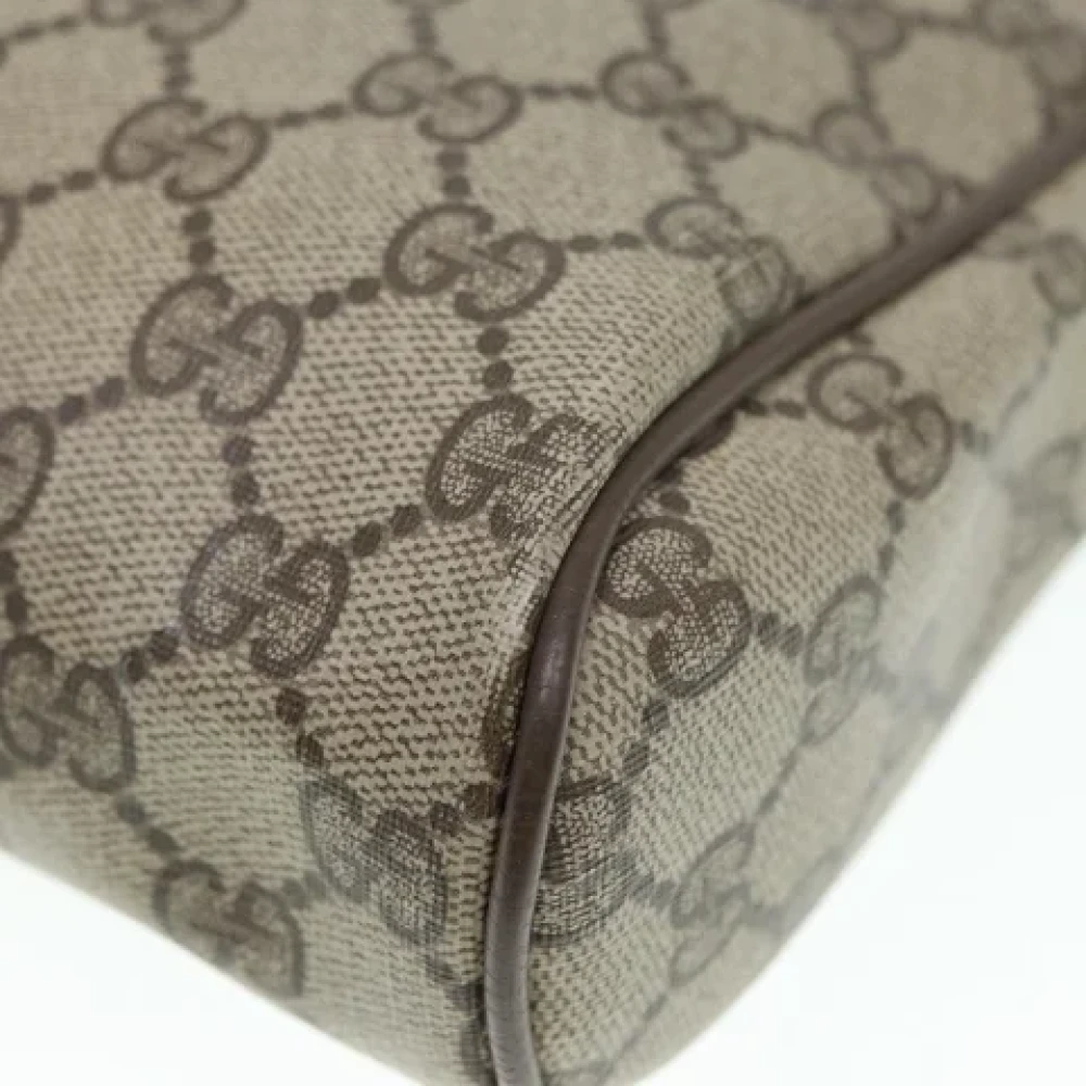 Gucci Vintage Pre-owned Leather clutches Beige Dames