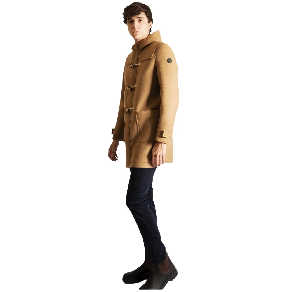 Manuel Ritz Stijlvolle Jas voor Mannen Beige Heren