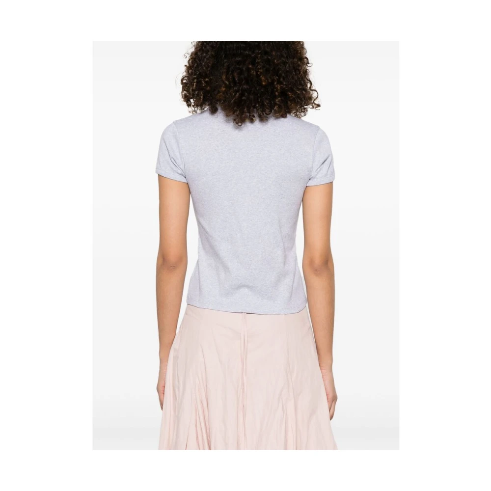 Coperni Heather Grey Crew Neck T-shirt Gray Dames