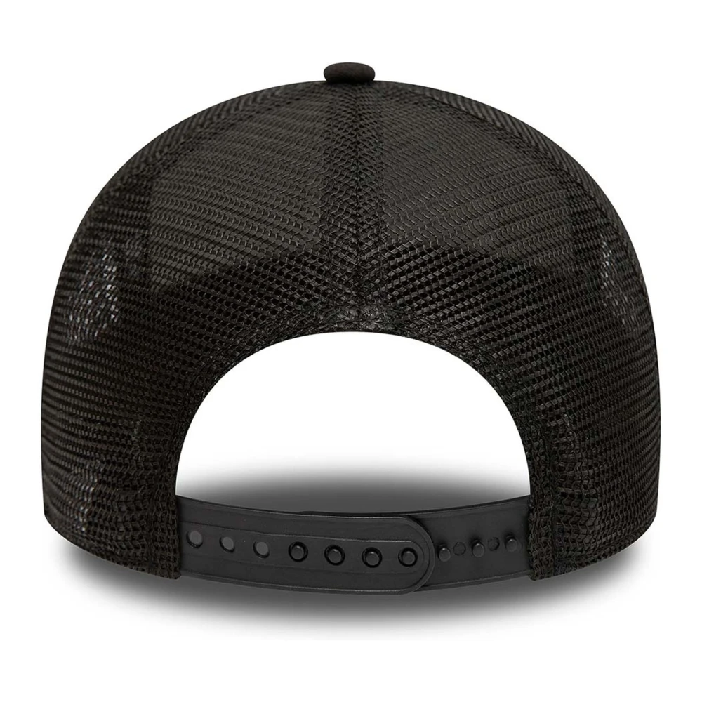 new era Zwarte New York Postkaart Trucker Cap Black Heren