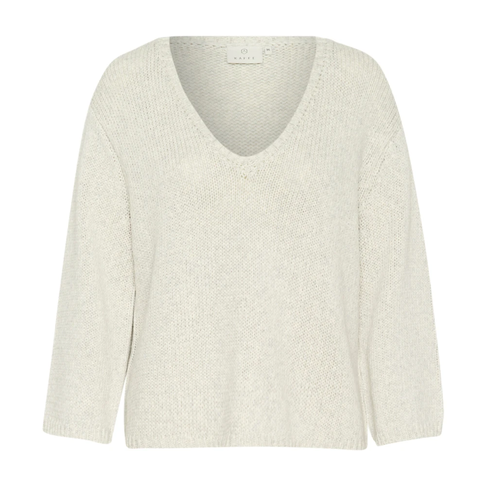 Knitwear > V-neck Knitwear - - Kaffe - Modalova