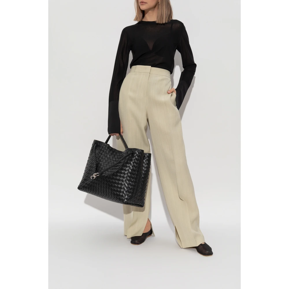 Jil Sander Crewneck Sweater Black Dames