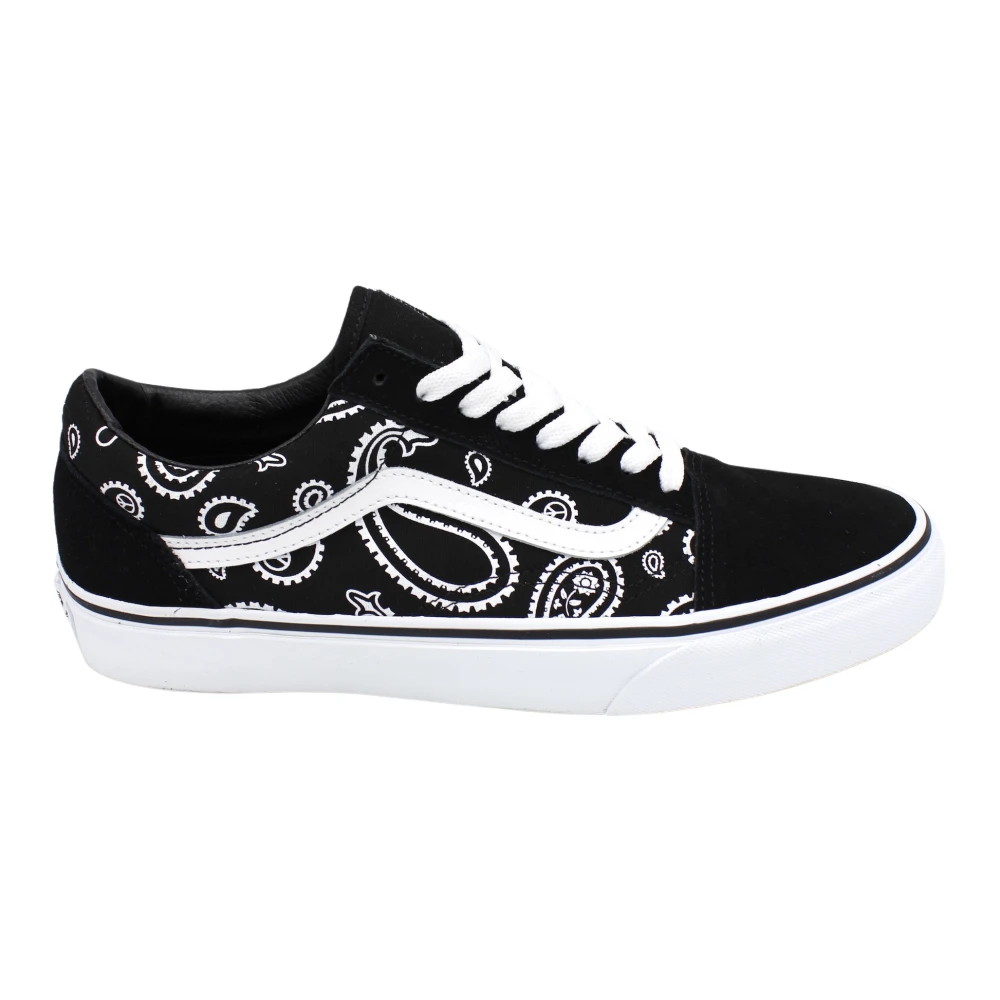 Vans Peace Paisley Canvas Suede Sneakers Heren Schoenen Zwart