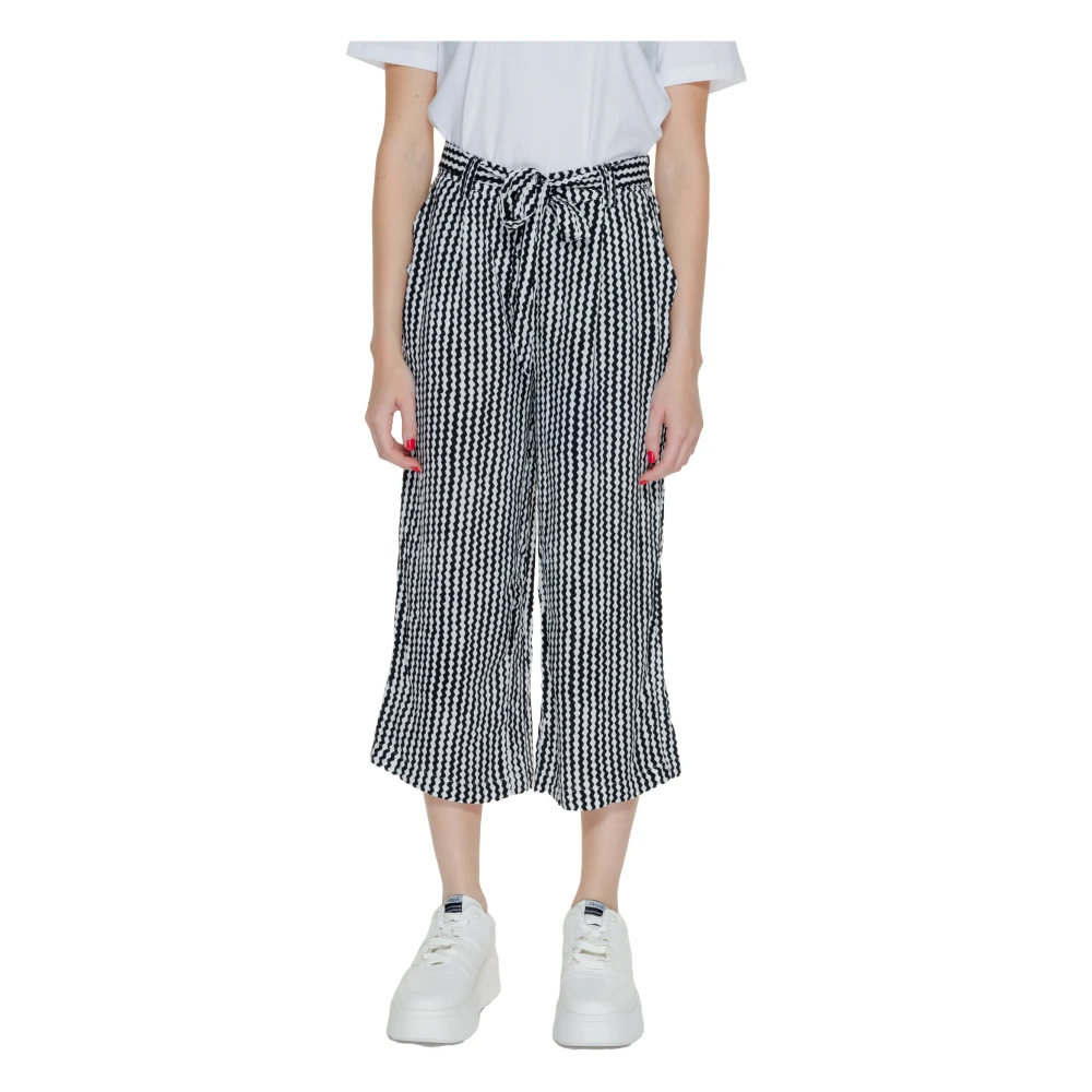 Only Life Palace AOP Viscose Broek Black Dames