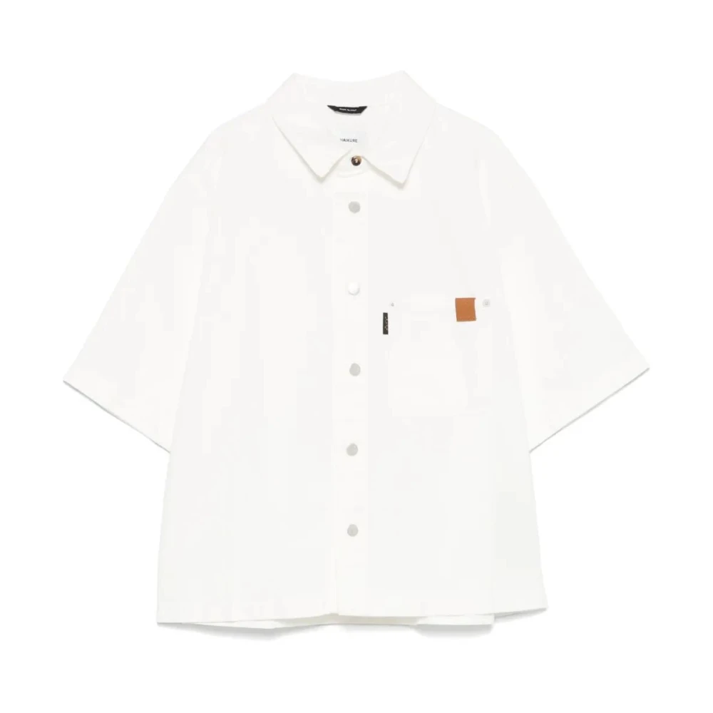 Haikure Twill Olijfgroene Broek White Dames