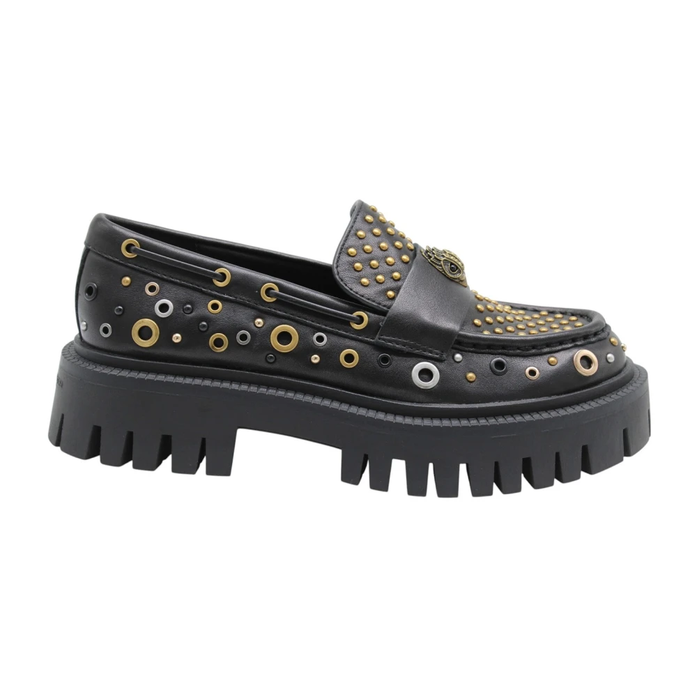KURT GEIGER - Mocassini neri borchiati chunky - Donna - Taglia 38 - Immagine 2