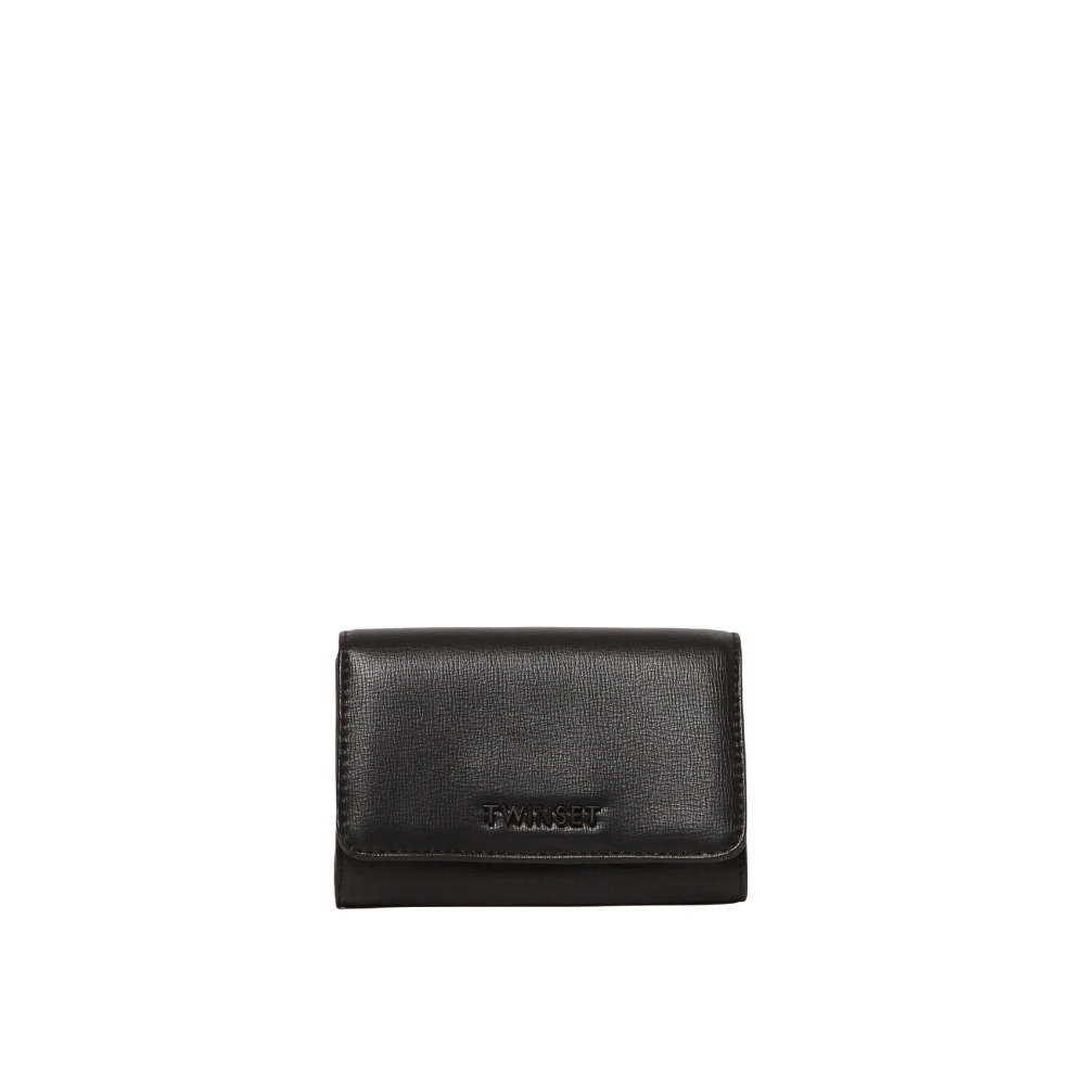 Twinset Klep Portemonnee Black Dames