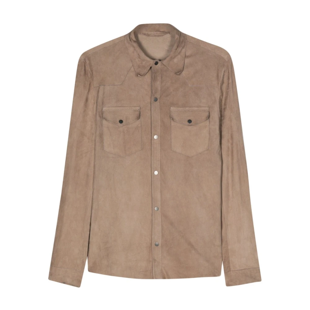 Salvatore Santoro Stijlvolle Jassen Collectie Beige Heren