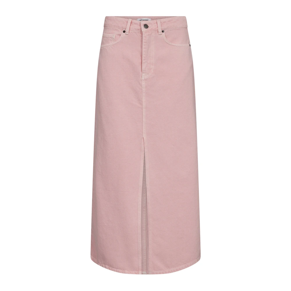 Co'Couture Dye Slit Skirt Bubblegum Pink Dames
