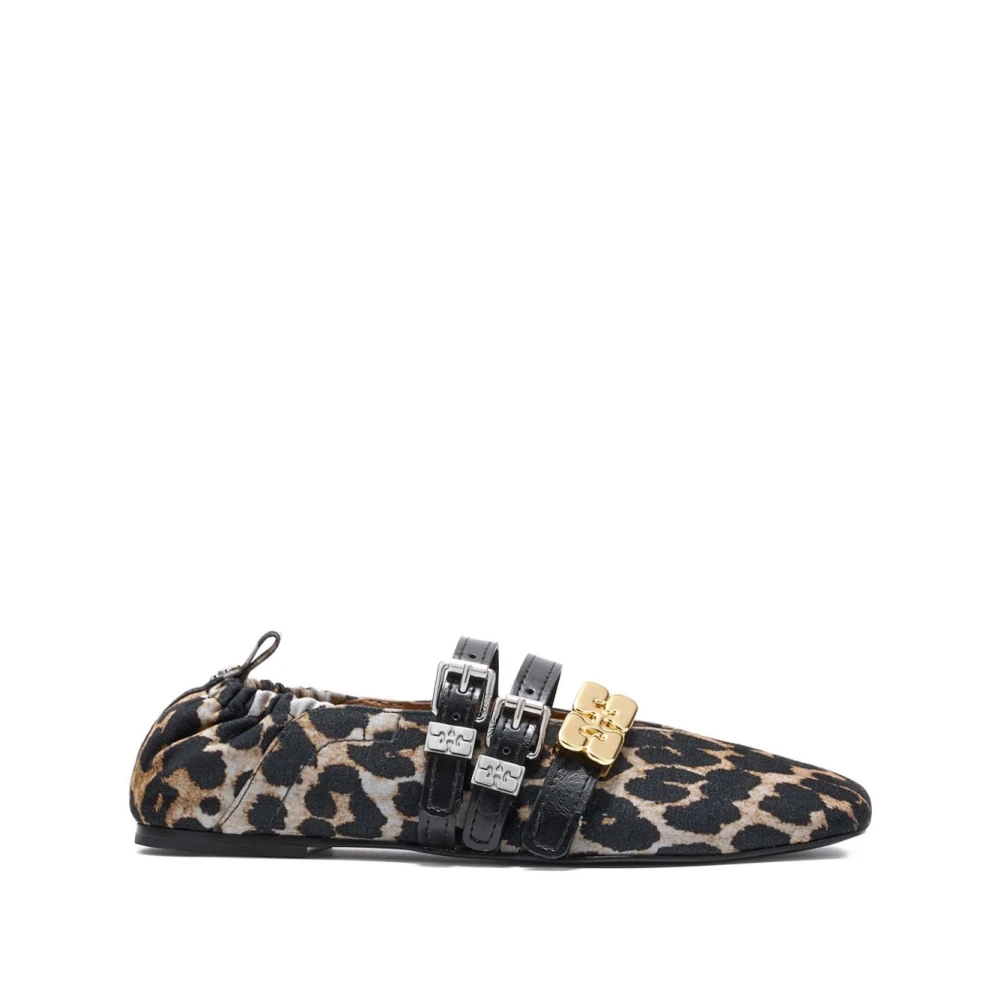 Ganni Sue Triple Ballerina Flats - Female - Ballerina Shoes - Multicolor - 5 Uk - Shoes