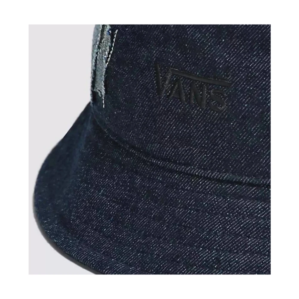 Vans Check Denim Bucket Hat Blue Dames