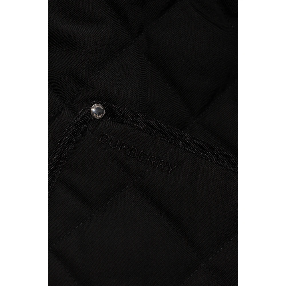 Burberry Gewatteerde jas Black Dames