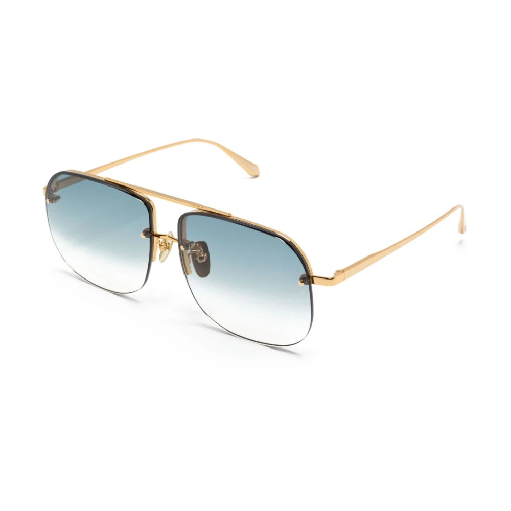 Linda Farrow Yellow Sunglasses, Unisex, 62 Mm, Lfl1539 C2sun Sunglasses