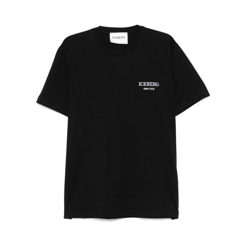 Iceberg - Tops > T-Shirts - Black - Iceberg - Modalova