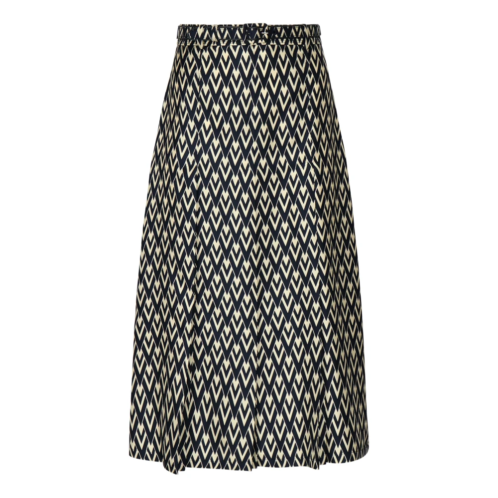 Valentino Garavani Zijden rokken met afneembare riem Black Dames