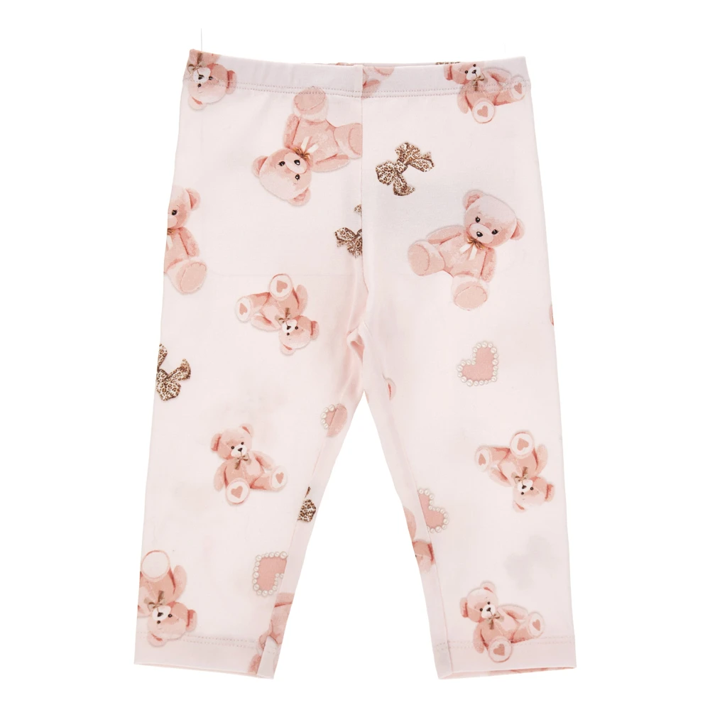 Monnalisa Boys Pink Leggings - Leggings - 18 M - Kids