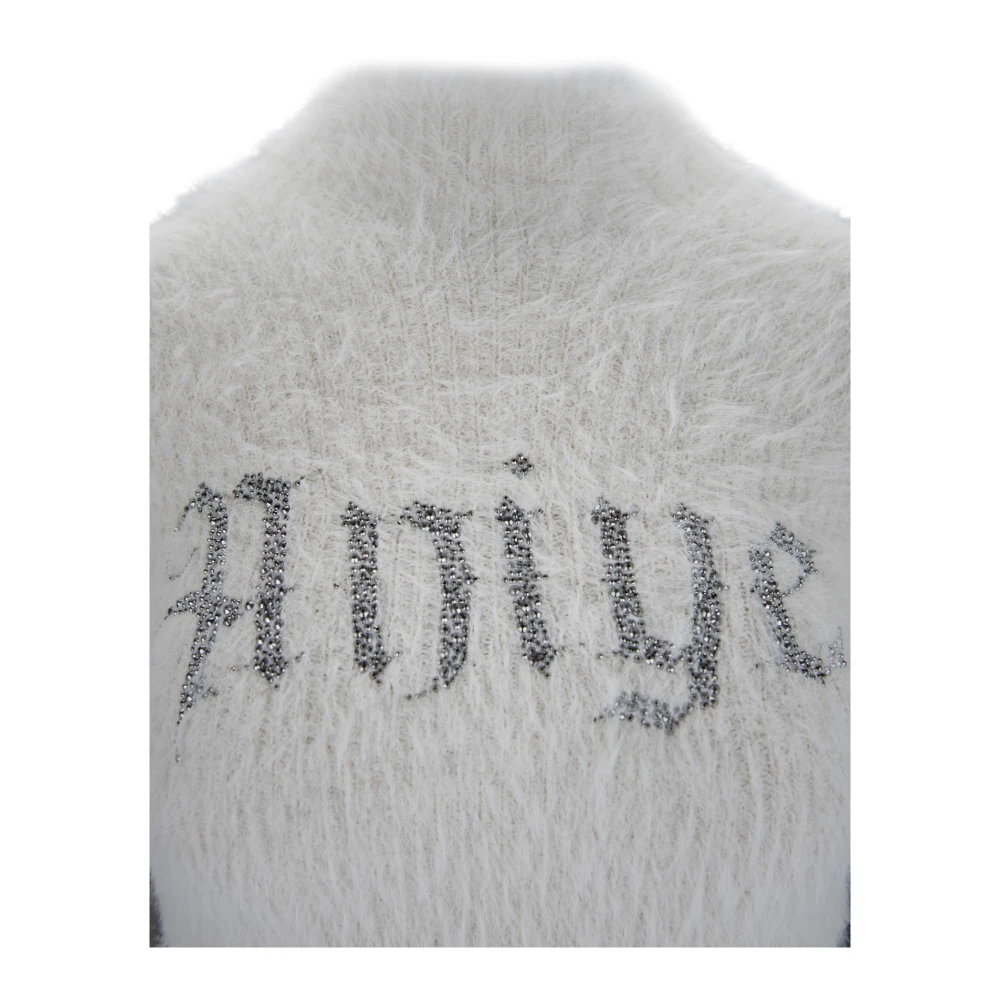 Aniye By Crop Top met Hoge Hals en Minirok Set Gray Dames