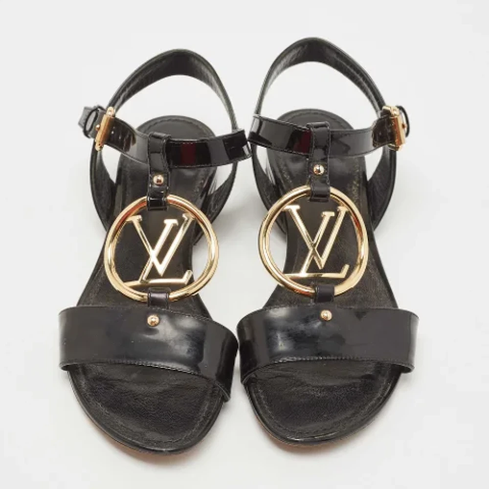 Louis Vuitton Vintage Pre-owned Sandalen Black Dames 