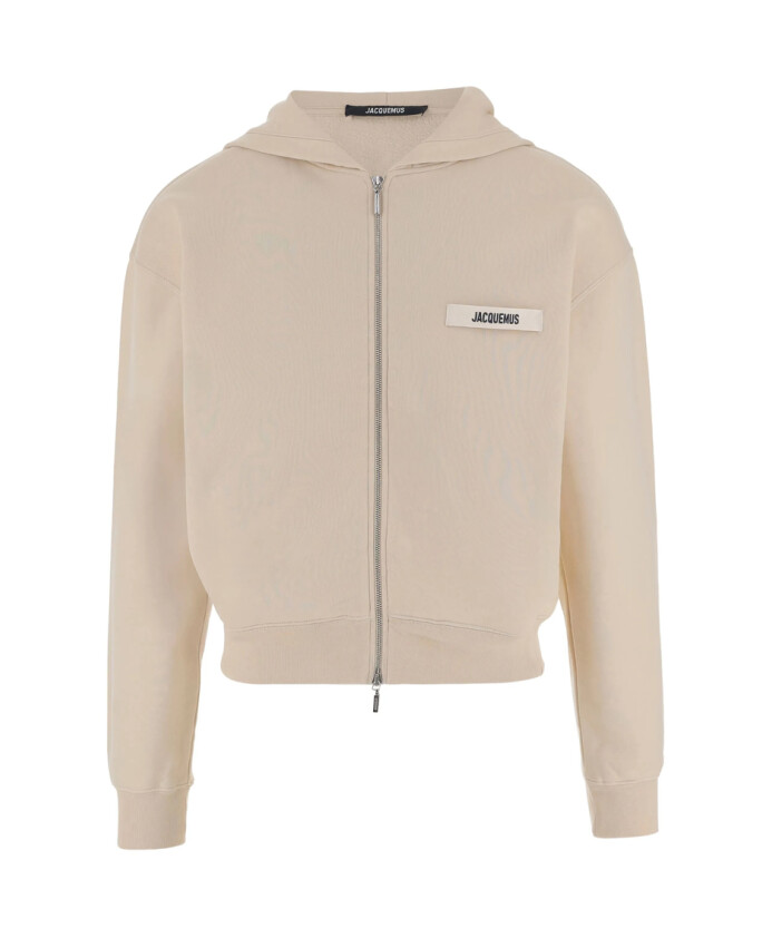 sweat-a-capuche-beige-avec-zip-et-patch-logo