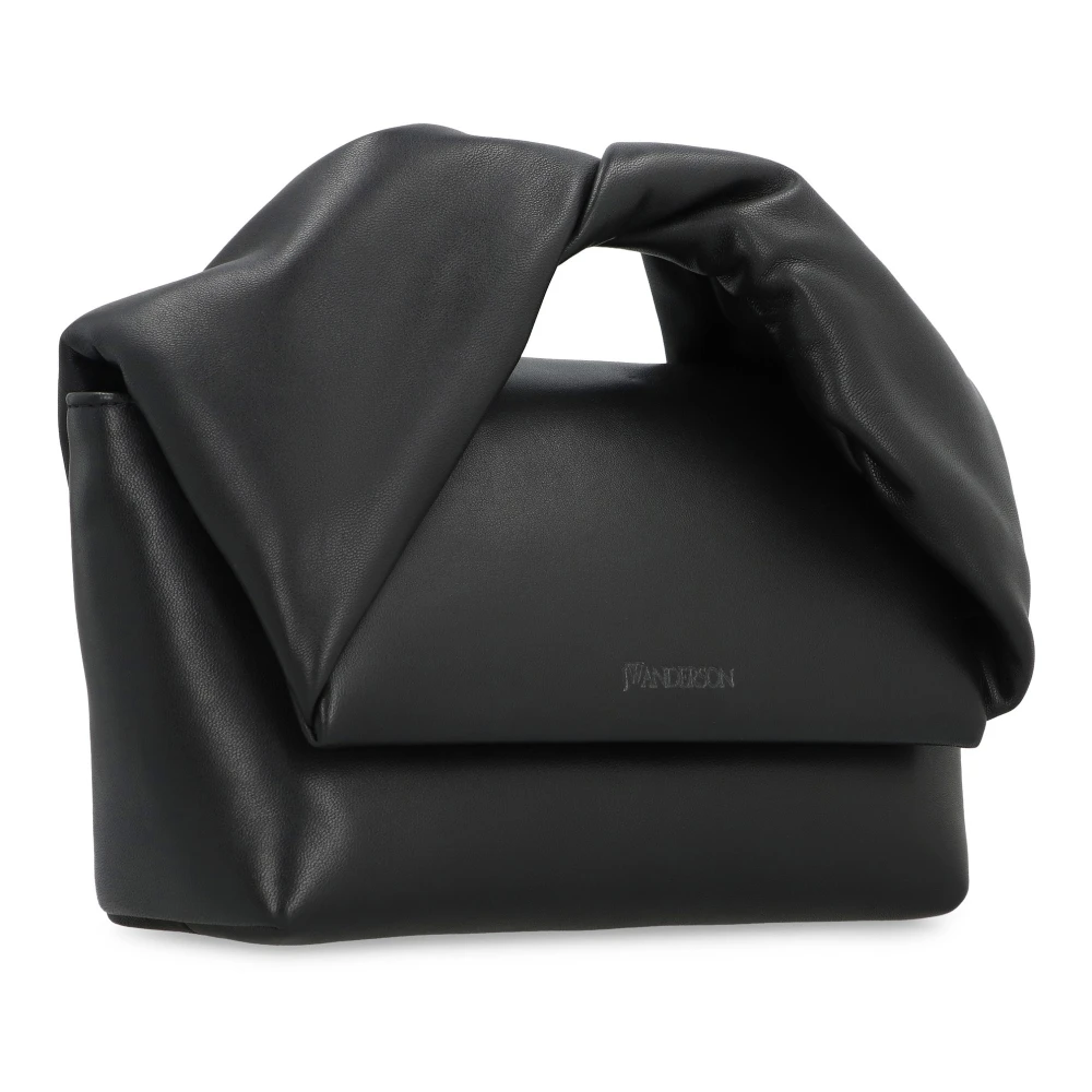 JW Anderson Stijlvolle Leren Handtas met Kettingriem Black Dames