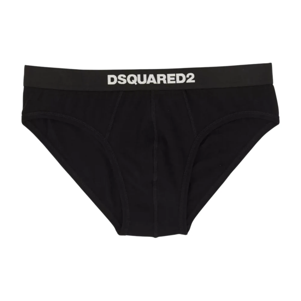 Dsquared2 Men's Black Logo Slip - Underpants - S - Underwear