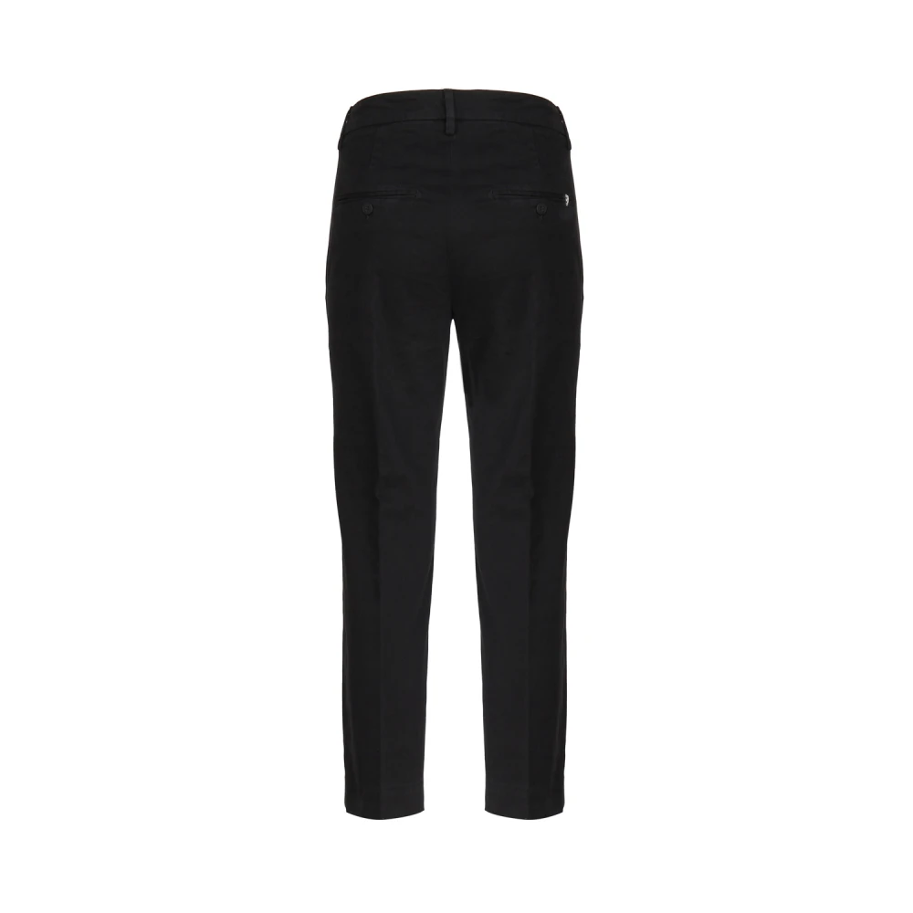 Dondup Nima Losse Chino Broek Black Dames