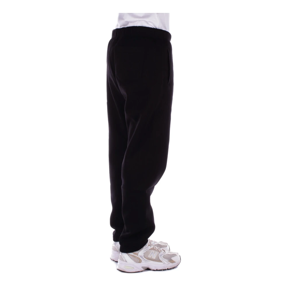 Carhartt WIP Zwarte Logo Broek Voorzakken Black Heren