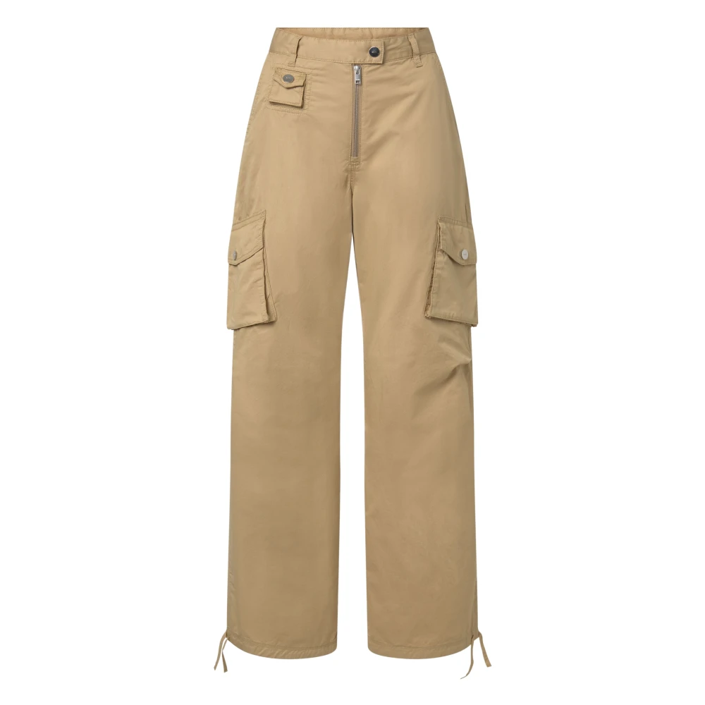 Trousers > Straight Trousers - - Ganni - Modalova