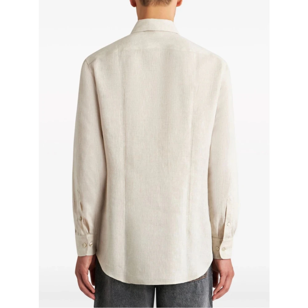 ETRO Roma Logo Shirt Beige Heren