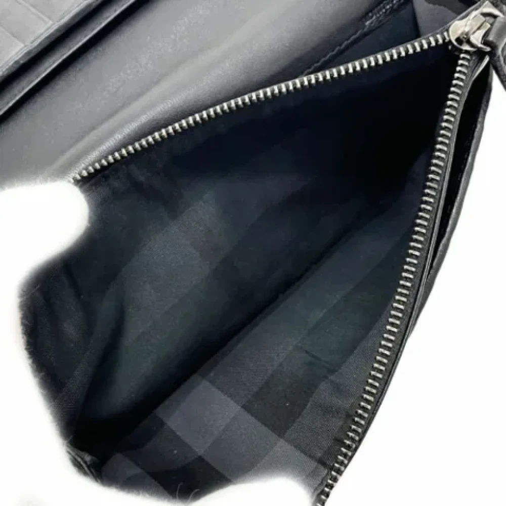 Burberry Vintage Pre-owned Leather wallets Black Dames