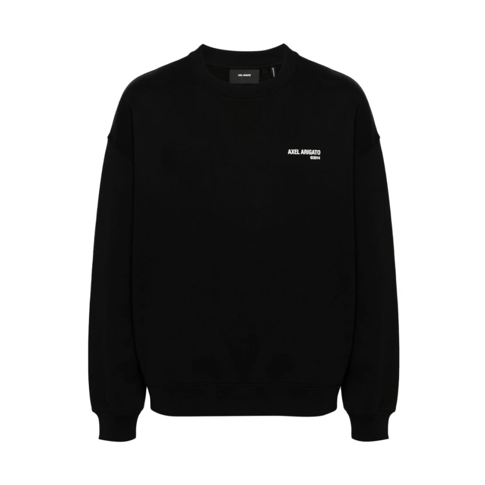 Axel Arigato Zwarte Katoenen Sweatshirt met Logo Print Black Heren