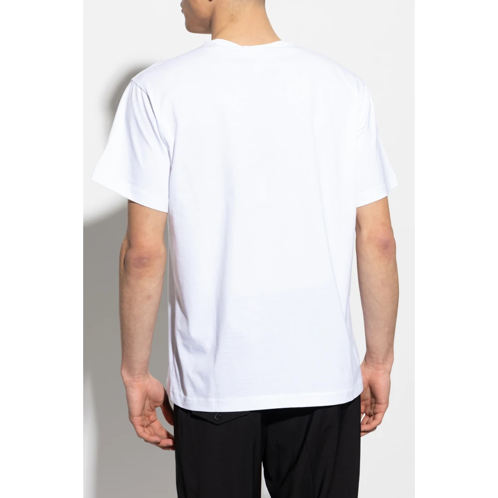 Versace Jeans Couture T-shirt met bedrukt logo White Heren