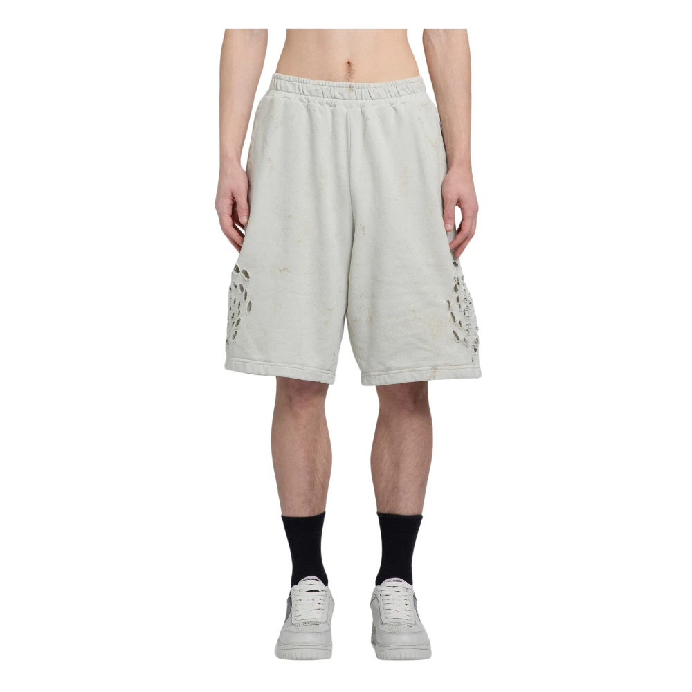 44 Label Group Shorts de sport décontractés pour hommes White Heren