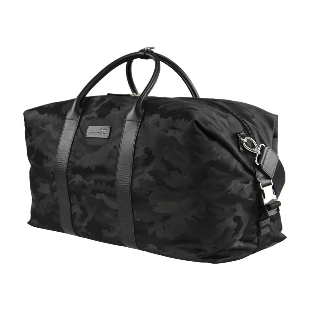 Harmont & Blaine Camouflage Reistas Duffel Black Heren