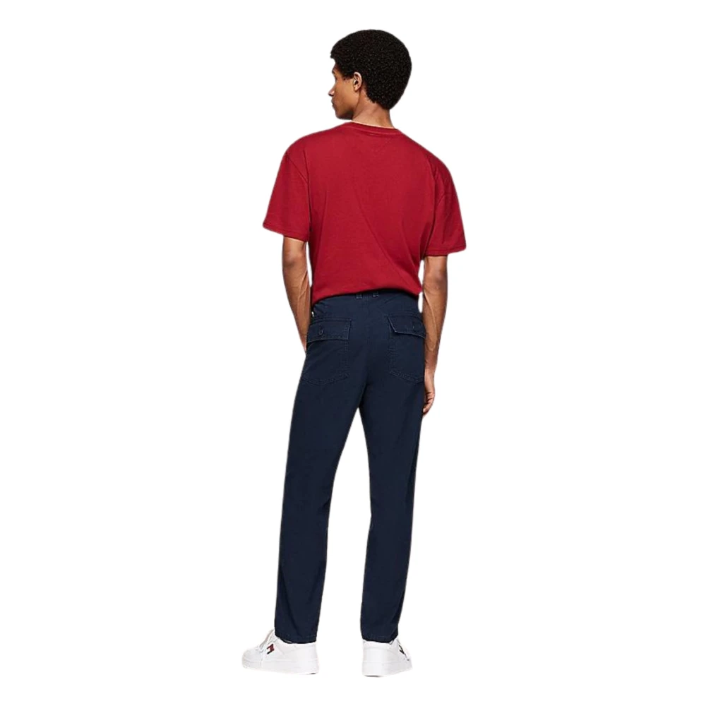 Tommy Hilfiger Blauwe Chino Broek van Katoenstof Blue Heren