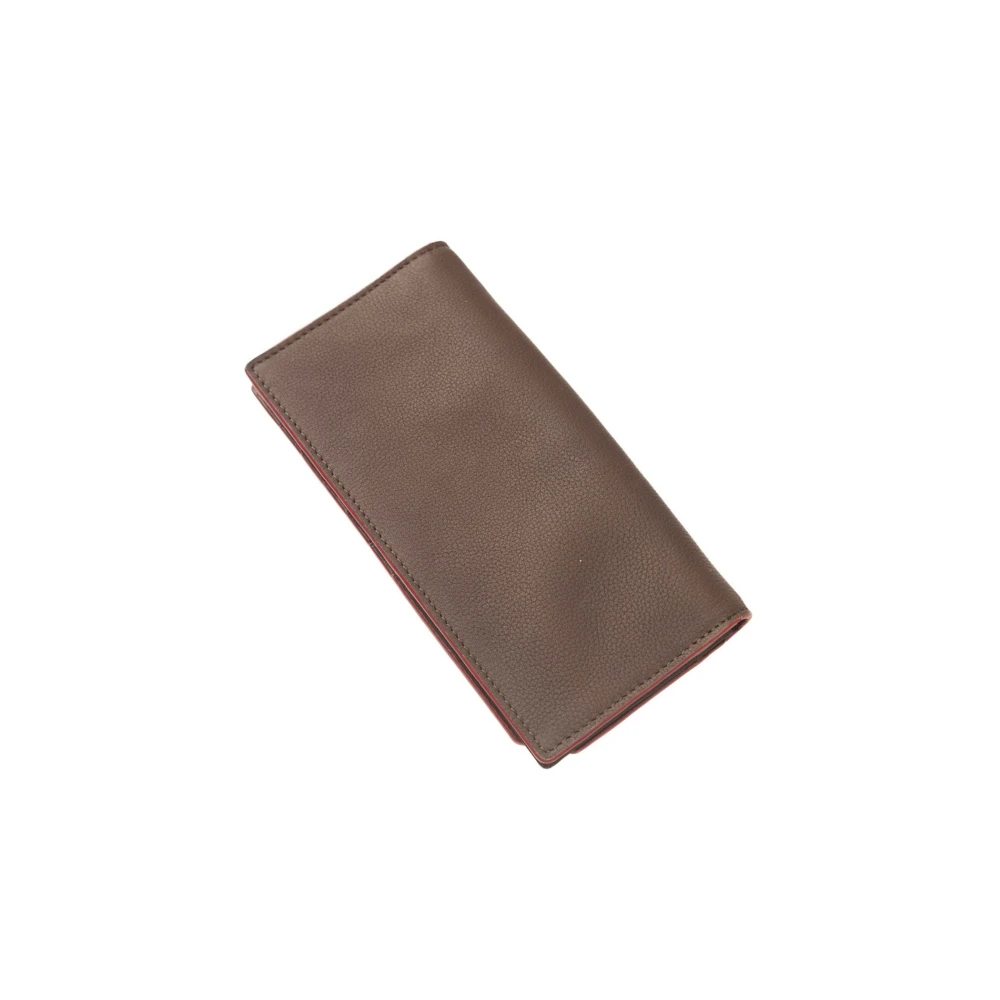 Cerruti 1881 Heren Leren Portemonnee met Kaarthouder Brown Heren